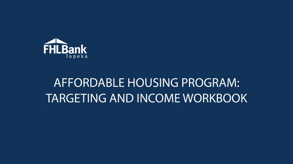 targeting and Income Workbook
