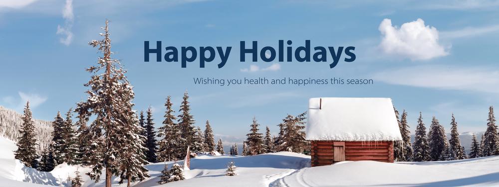 happy holidays. wishing you health and happiness this season