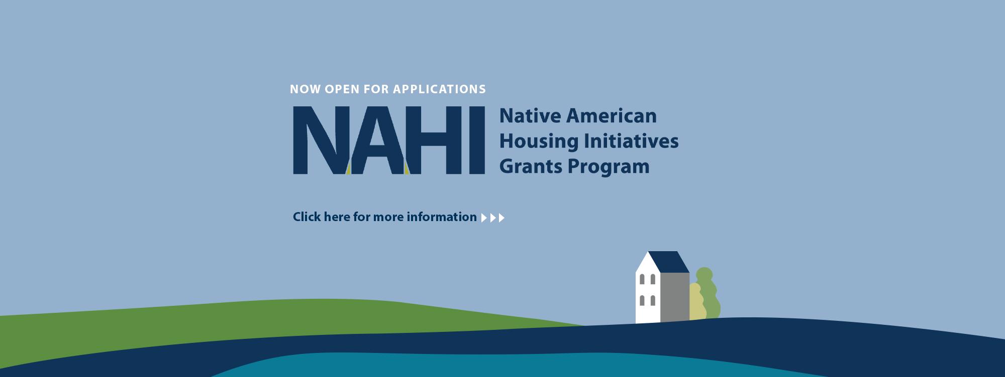 NAHI is open for applications.
