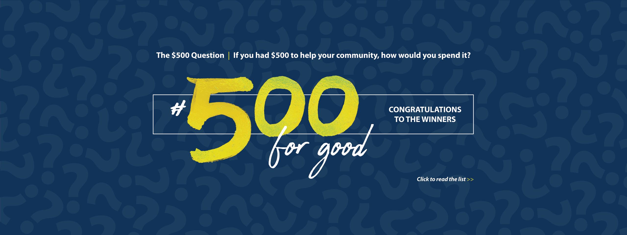 500forGood