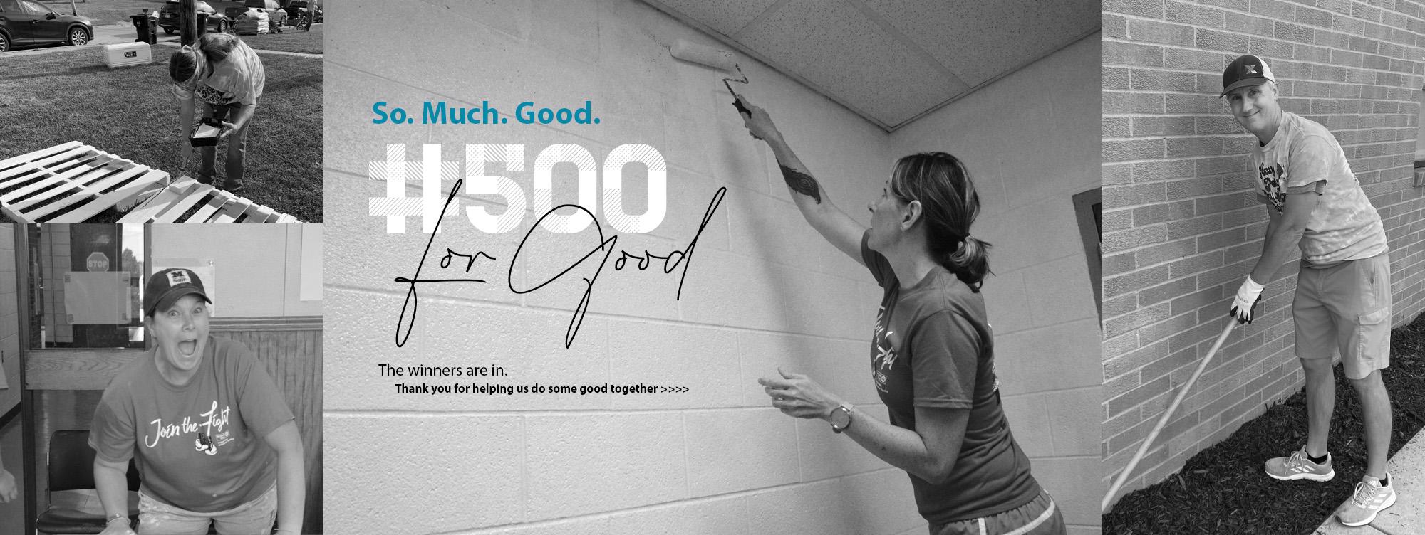 #500forGood
