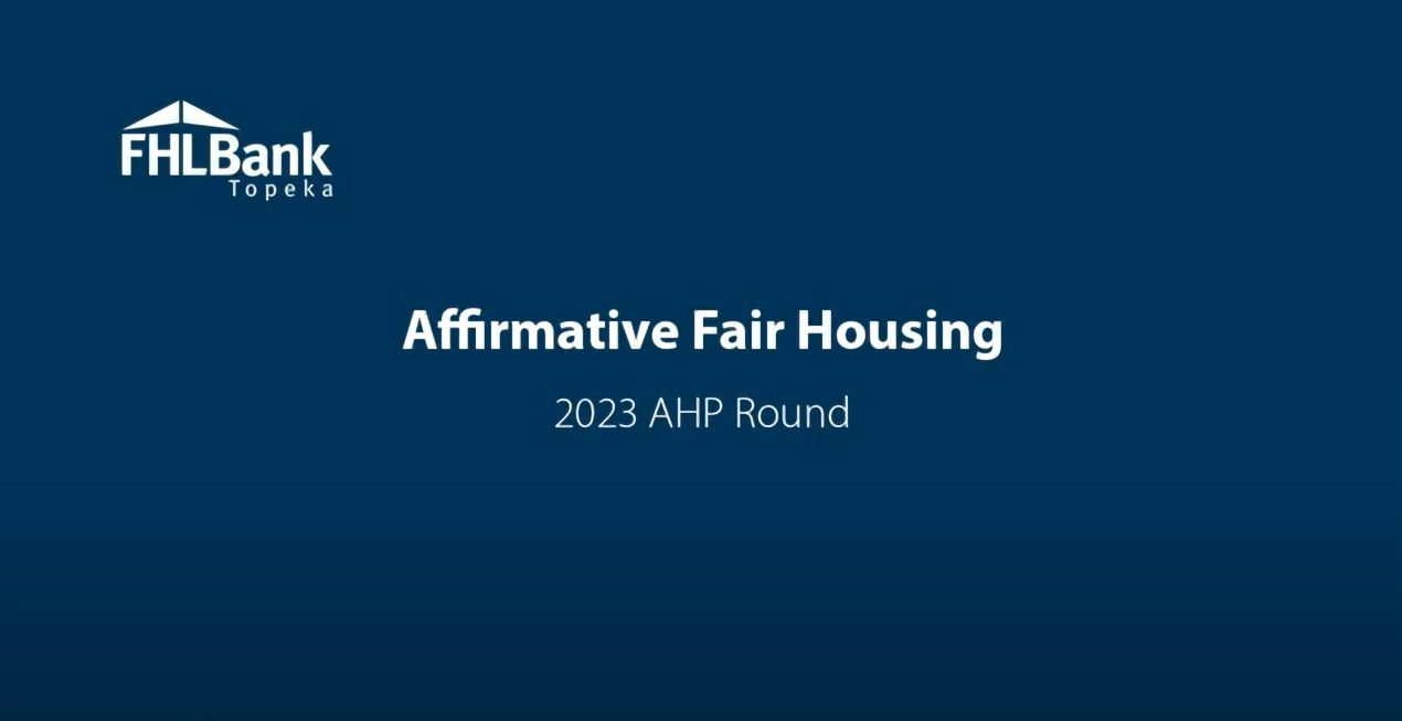 Affirmative Fair Housing Form